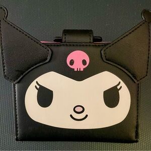 Black and Pink Character Kuromi Wallet